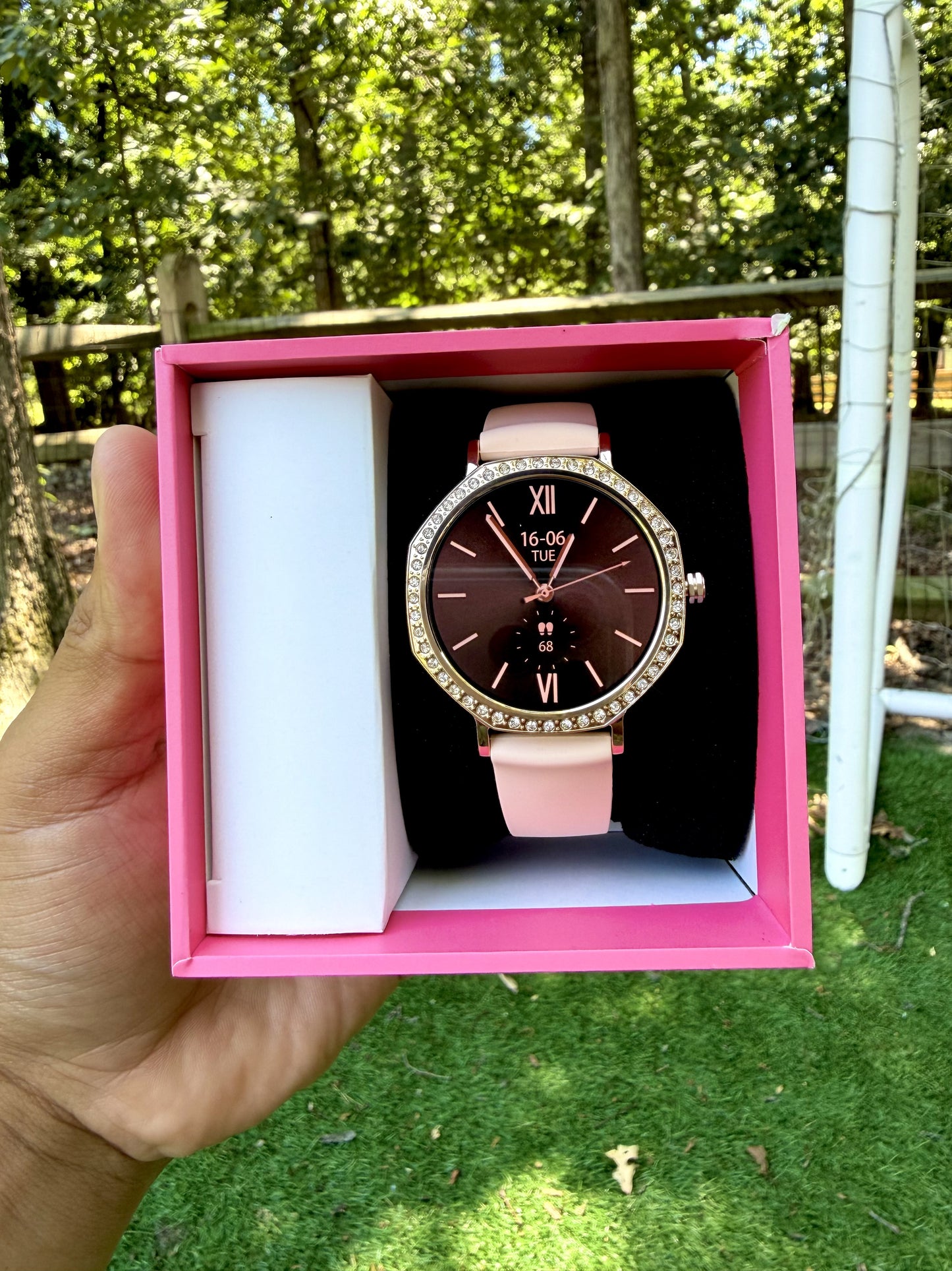 LOPEZ TIPS Women's Smart Watch with Fitness Tracker, Heart Rate Monitor, Sleep Tracking & Custom Watch Faces