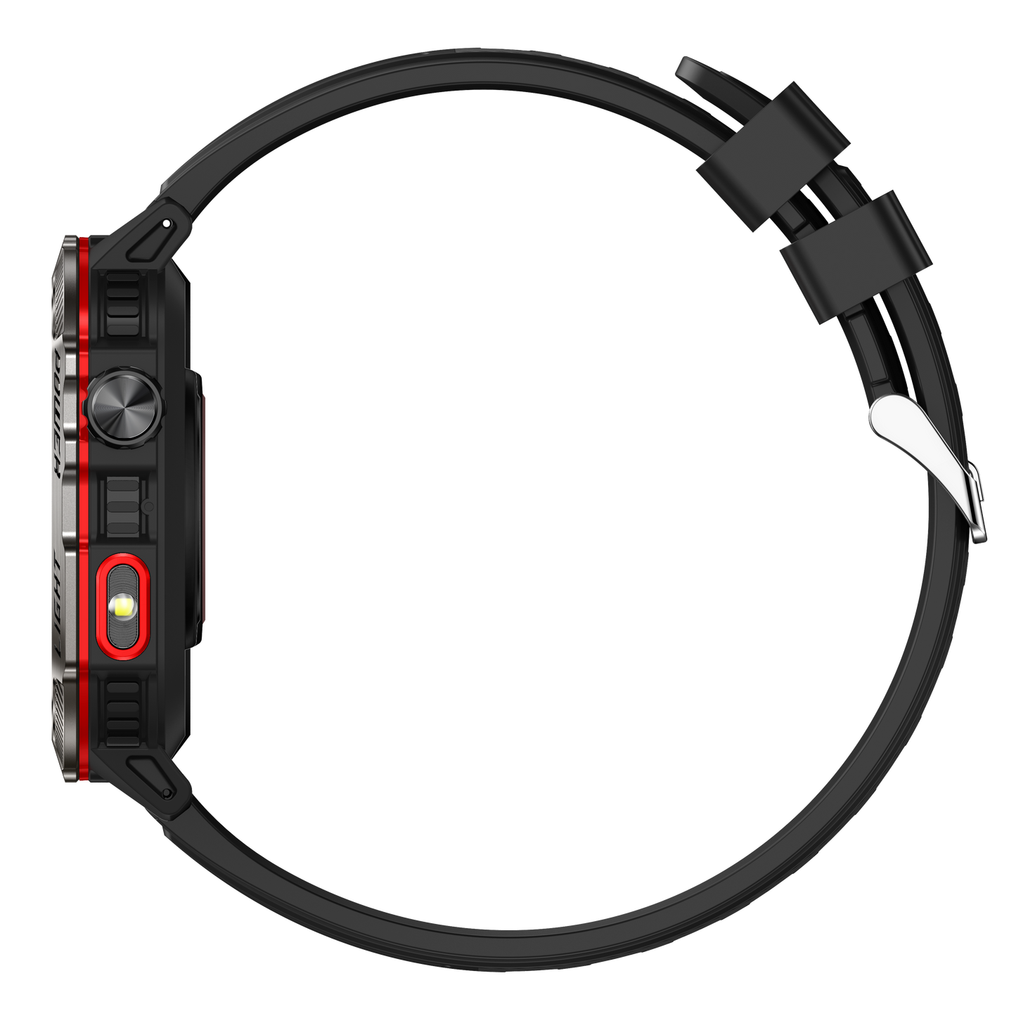 LOPEZ TIPS SMARTWATCH Ultimate Outdoor Smartwatch for Men LED Flashlight UV Money Detector